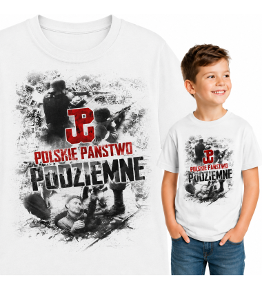 koszulka dziecięca Patriotyczna  POLSKIE PAŃSTWO PODZIEMNE